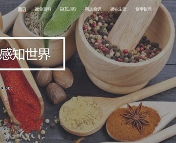 HTML5响应式食品美食网站dedecms企业模板